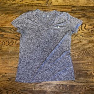 Under Armour DriFit Material Purple Shirt